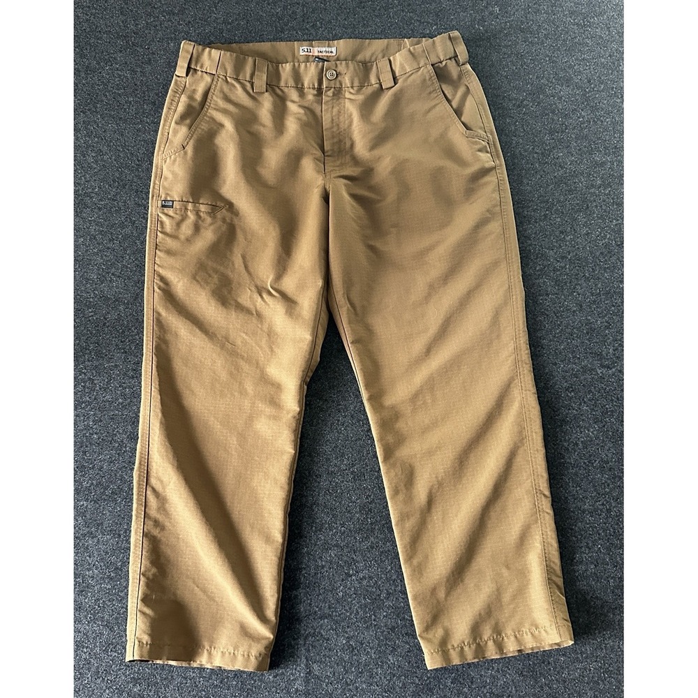 5.11 Tactical Stryke Pants Mens 40x30 Coyote Brown Ripstop Cargo Work Trousers‎